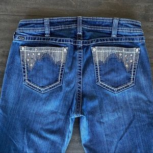 Ariat Denim Turquoise Bootcut Mid Rise Jeans 32R